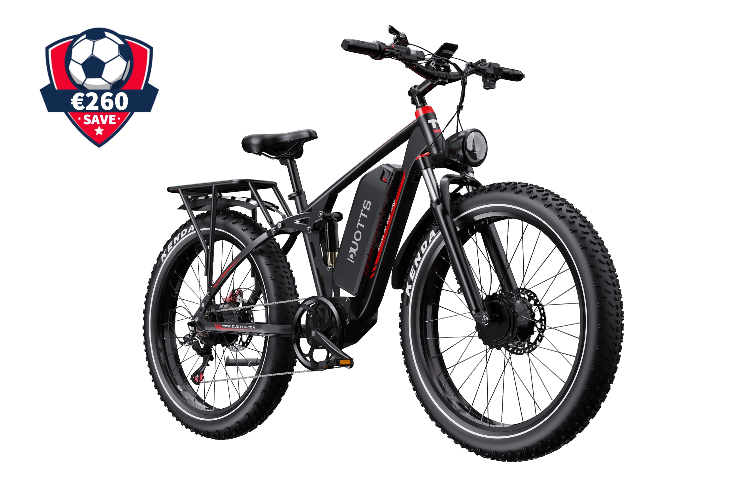 DUOTTS S26 Dual Motor Fat Tire Electric Bike
